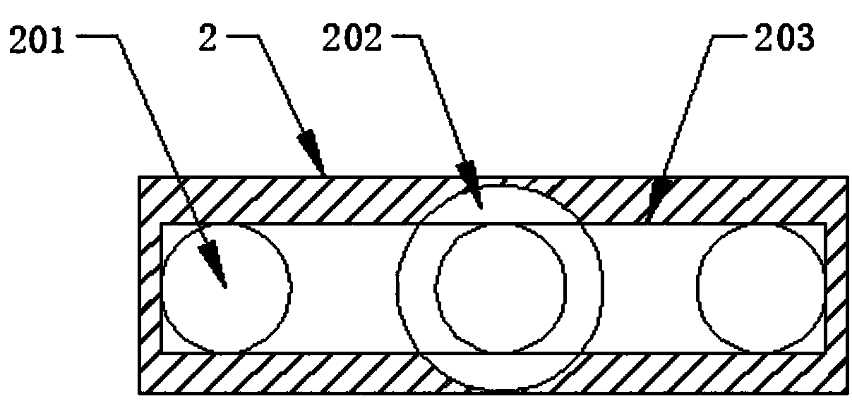 Air cooling device for processing fluoroplastic