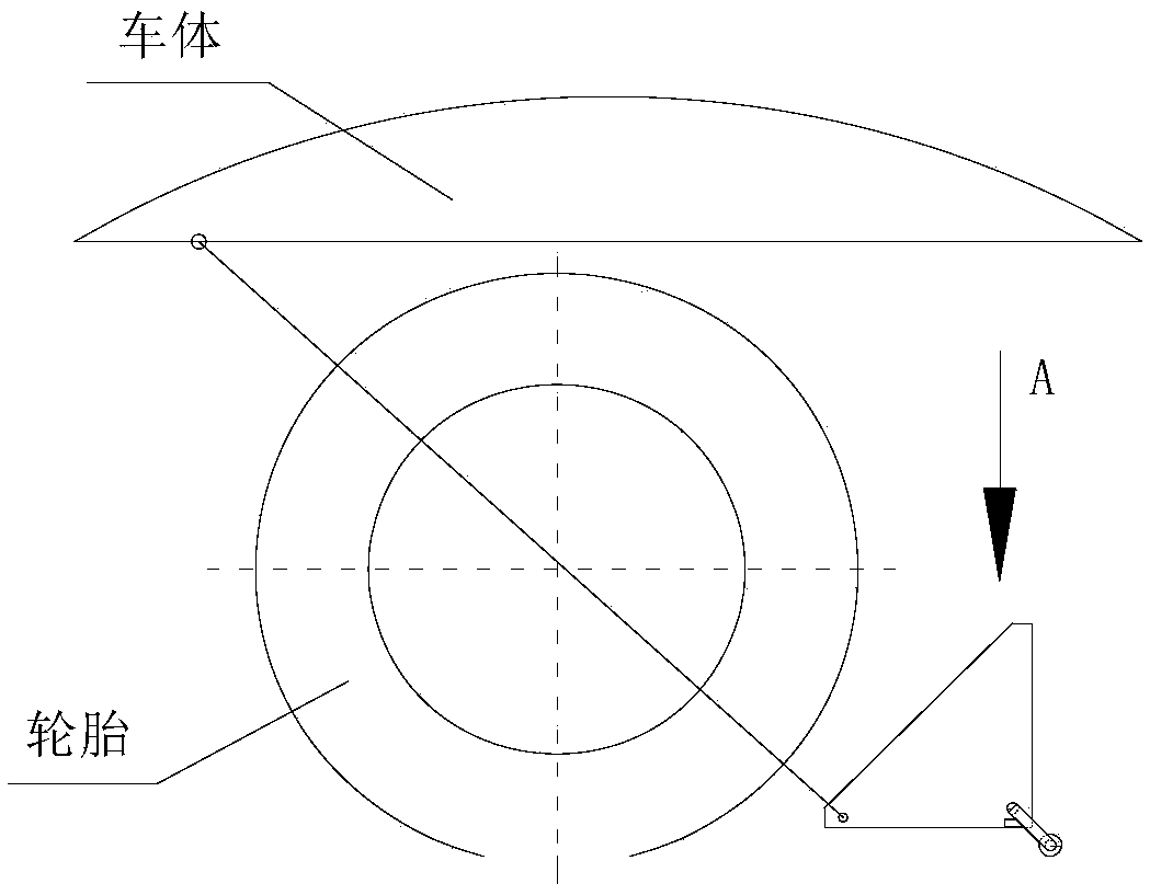 Vehicle following and stopping wheel chock device