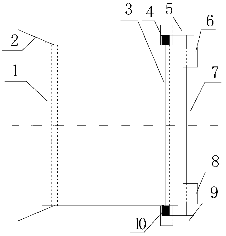 Vehicle following and stopping wheel chock device