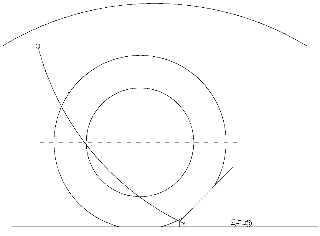 Vehicle following and stopping wheel chock device