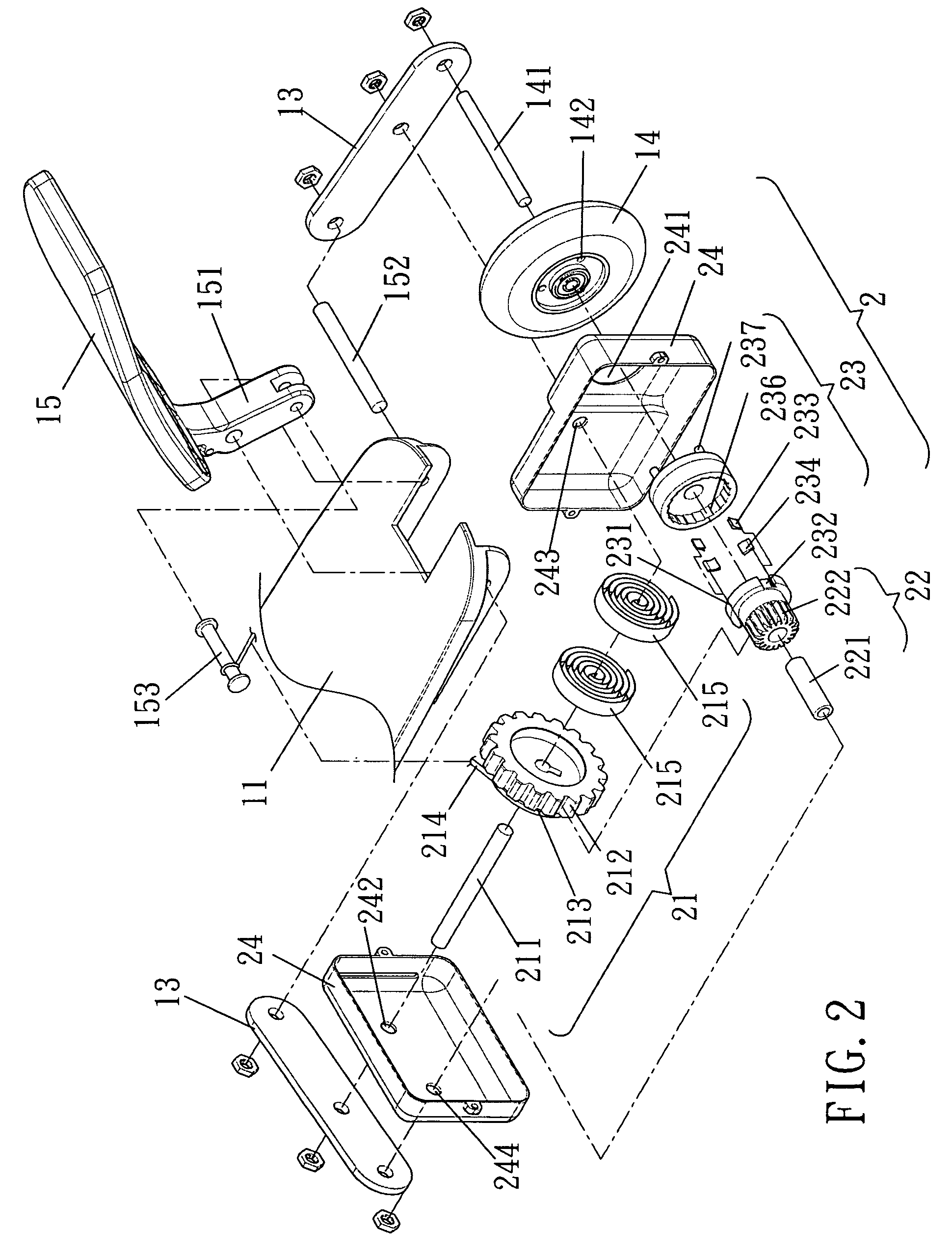 Scooter with driving mechanism