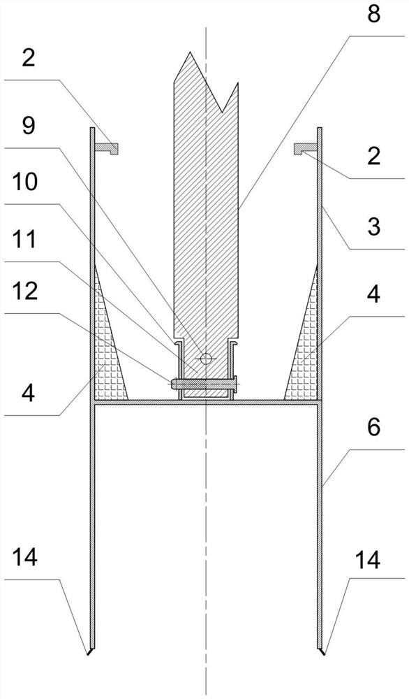 Karst stratum rotary drilling anti-deviation drilling tool and drilling method thereof