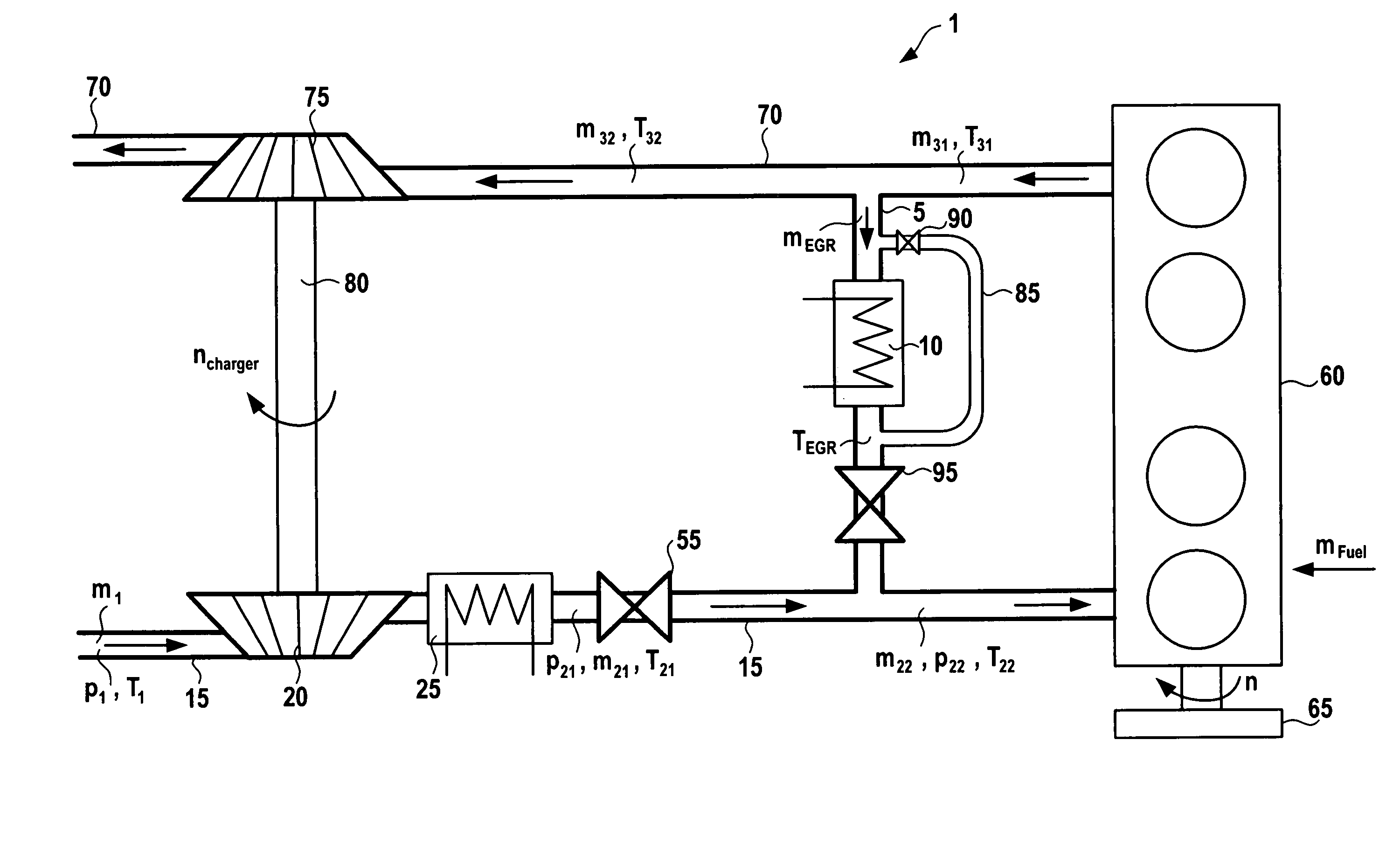 Method and device for operating an internal combustion engine having exhaust-gas recirculation