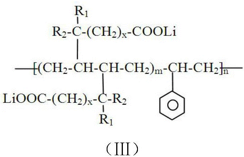 Binding agent for lithium ion battery and lithium ion battery using binding agent