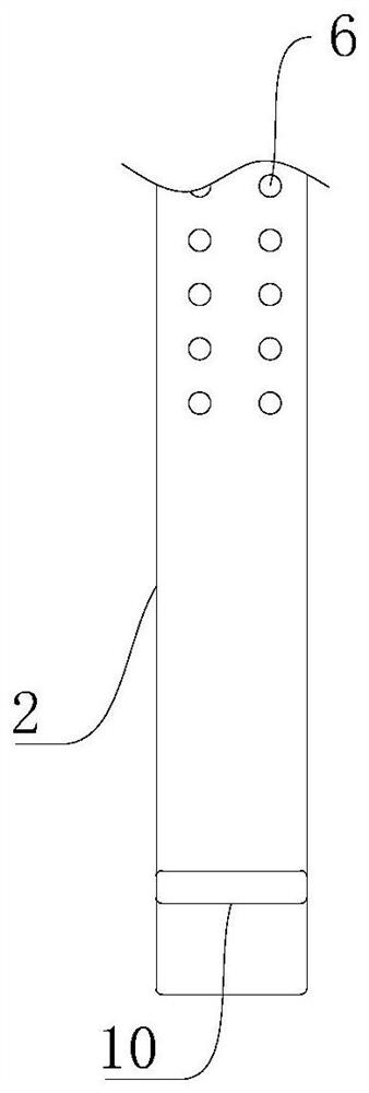 Auxiliary device for chest and abdomen pressing during radiotherapy