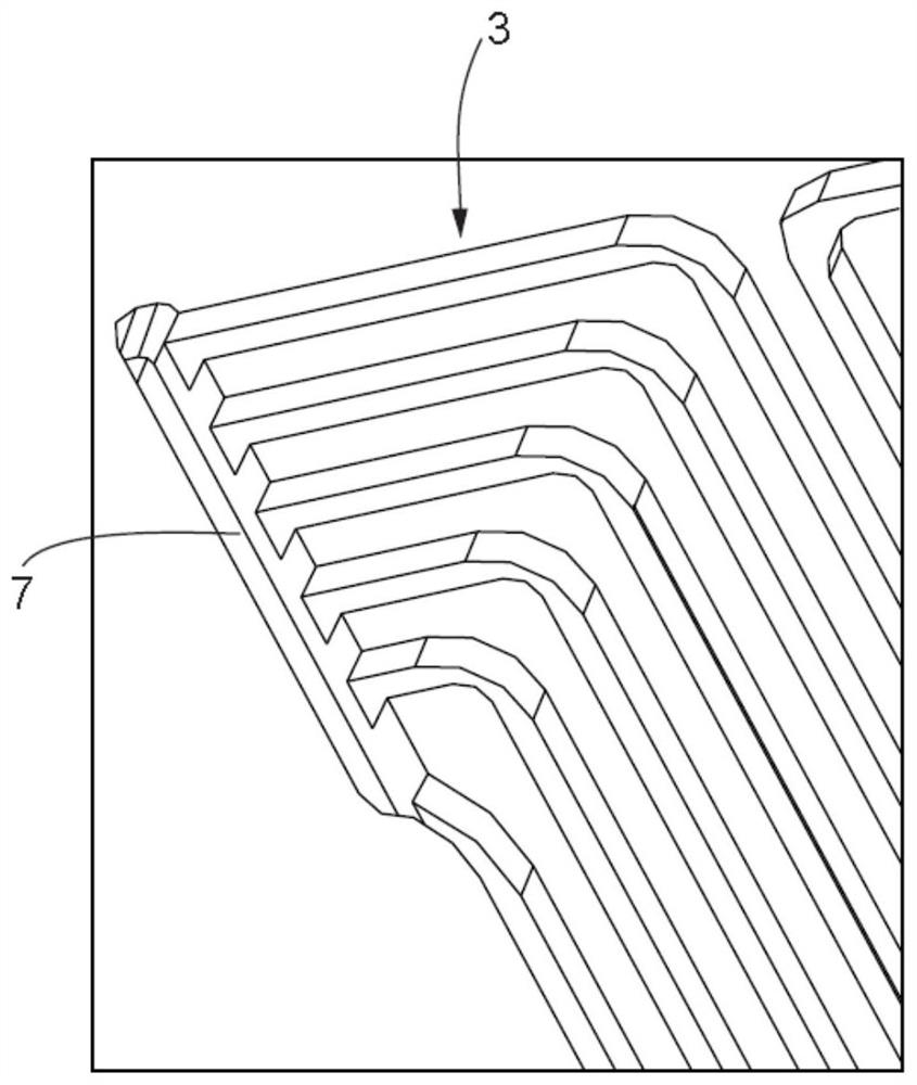 Cathode plate of bipolar element and method for operating such cathode plate