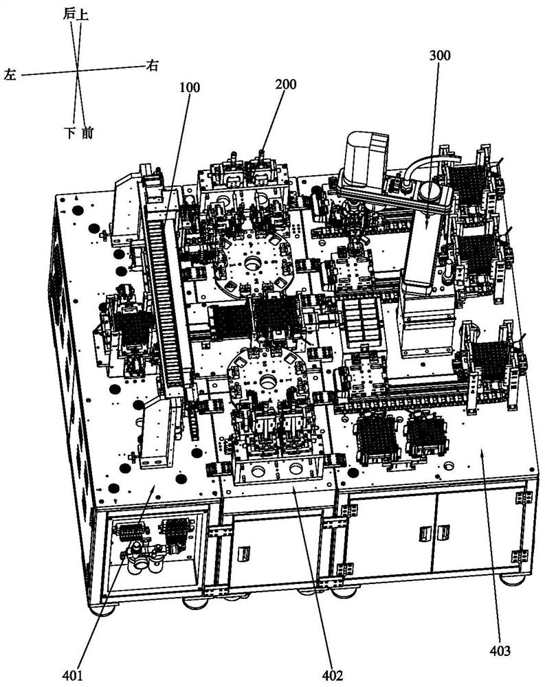 Double-turntable full-automatic detection machine and detection method thereof