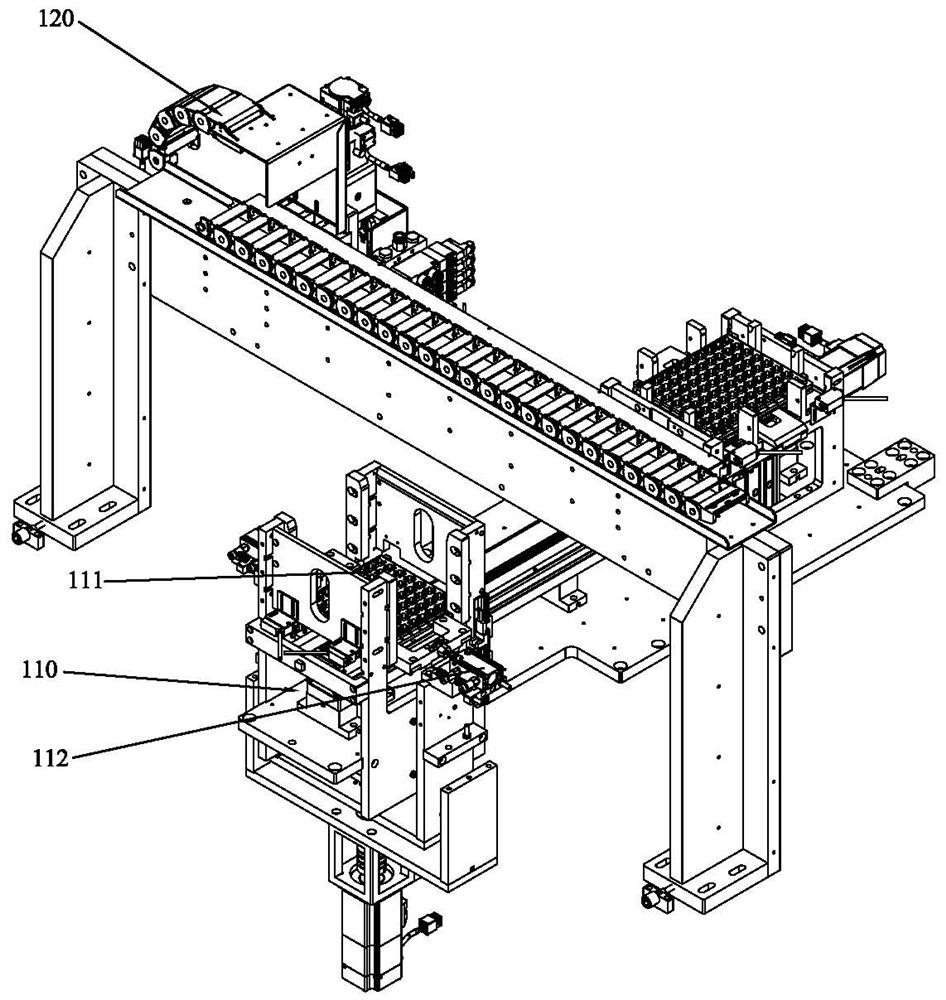 Double-turntable full-automatic detection machine and detection method thereof