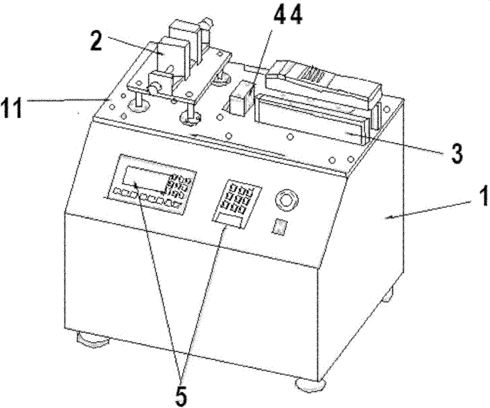 Measuring instrument of static friction coefficient of communication pipeline