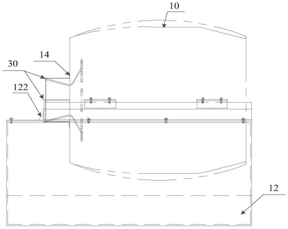 Phase change engine tail flame temperature testing device and control method