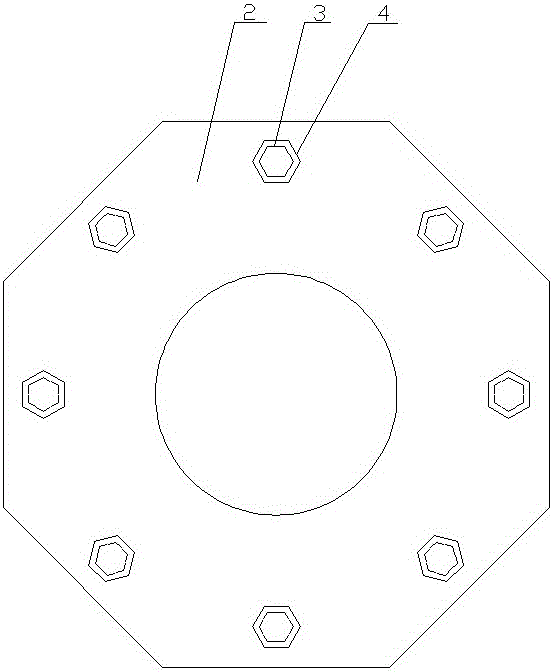 Brake disc connection structure for water-cooled brake