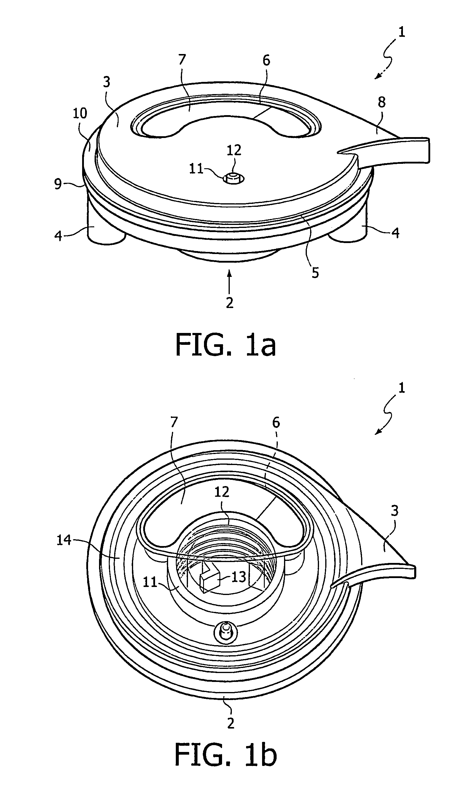 Device for sealing food product containers and food product container provided with such a device