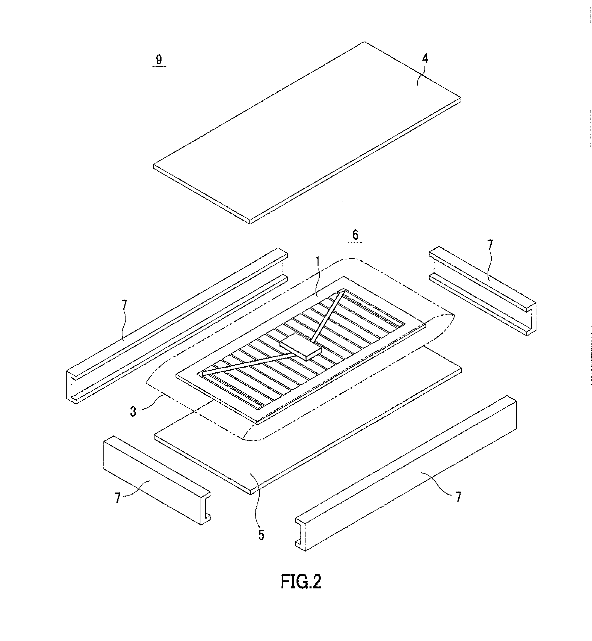 Solar cell module, method for manufacturing solar cell module, and tab wire for thin film solar cells