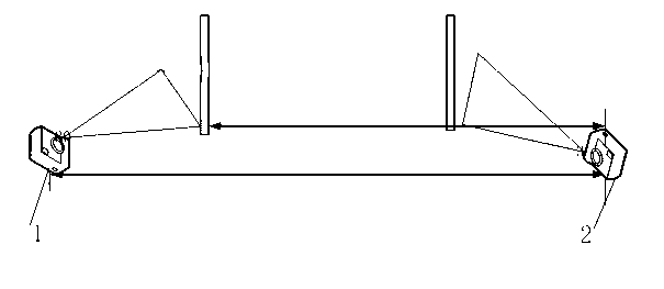 Full-view imaging device for electric rail traffic contact system mast