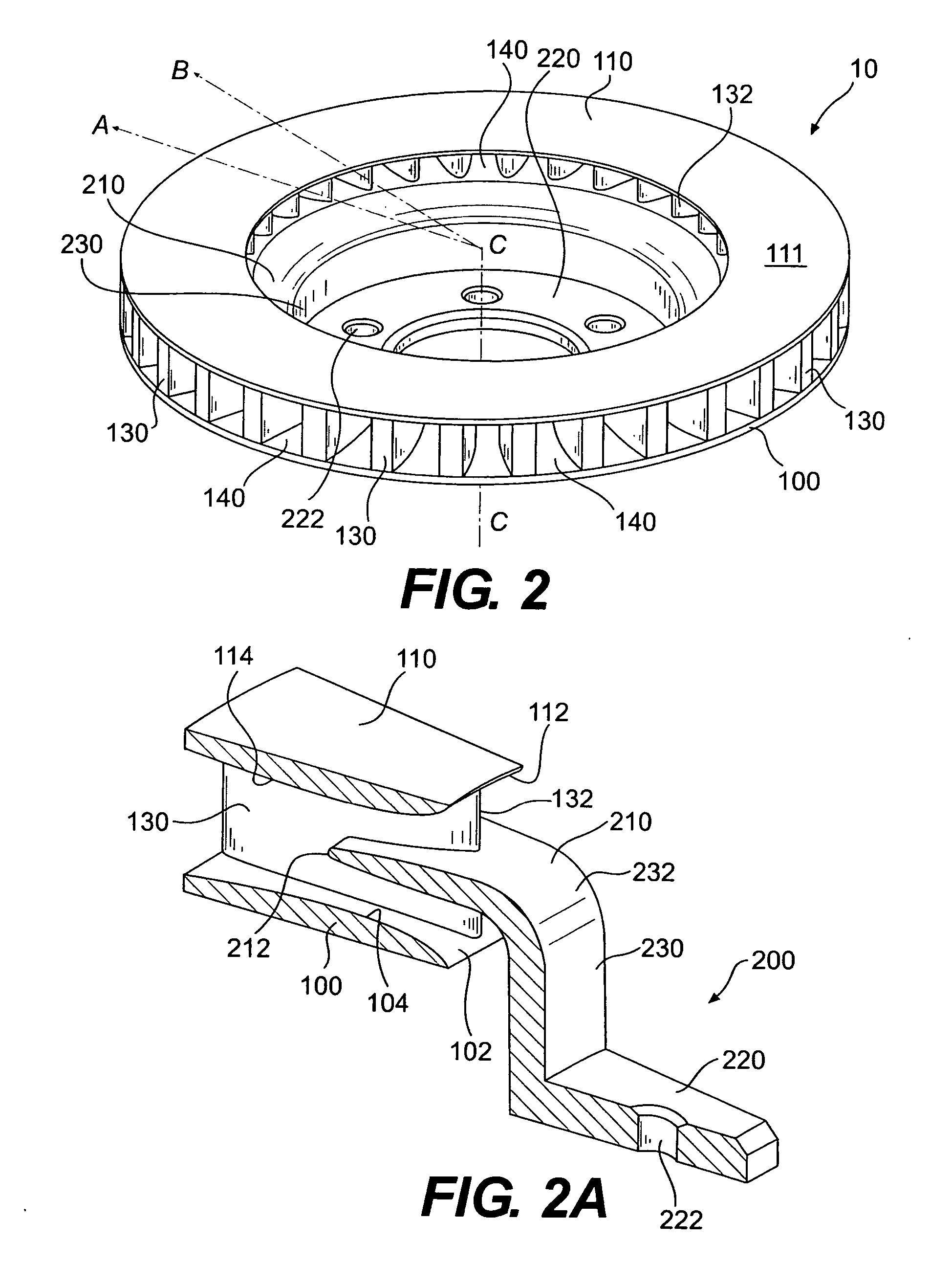 Aerodynamic vented rotor