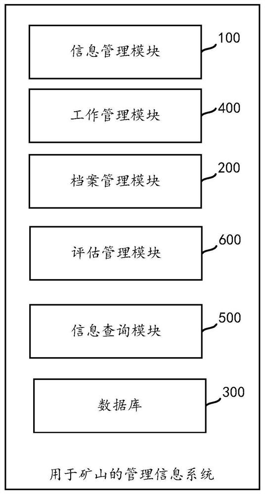 Management information system and method for mine