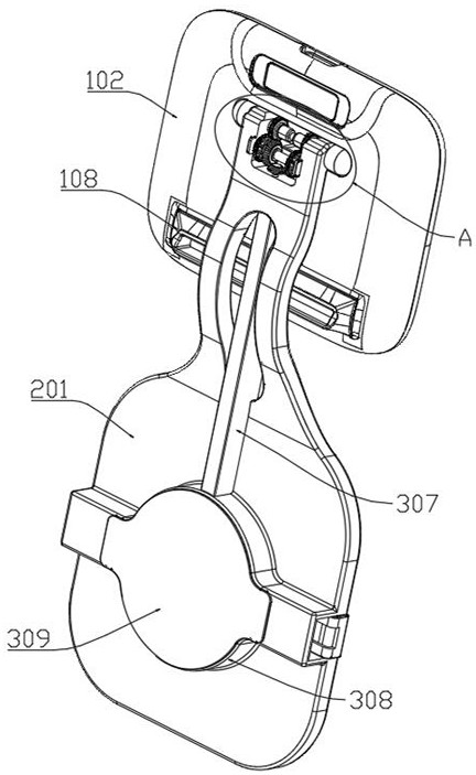 Portable mobile phone multidirectional light supplement lamp