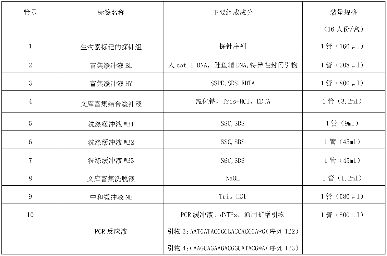 Deafness-related gene capture kit and application thereof