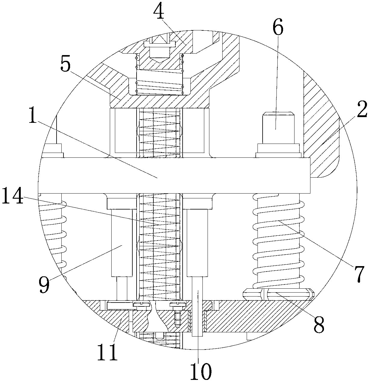 Fixed geological prospecting portable fixed sampling device