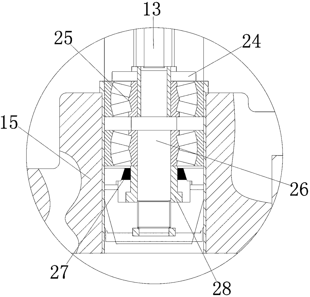 Fixed geological prospecting portable fixed sampling device