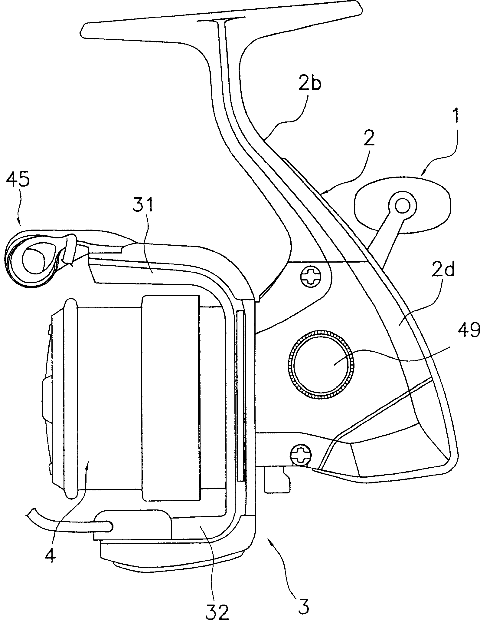 Spinning reel sounding mechanism