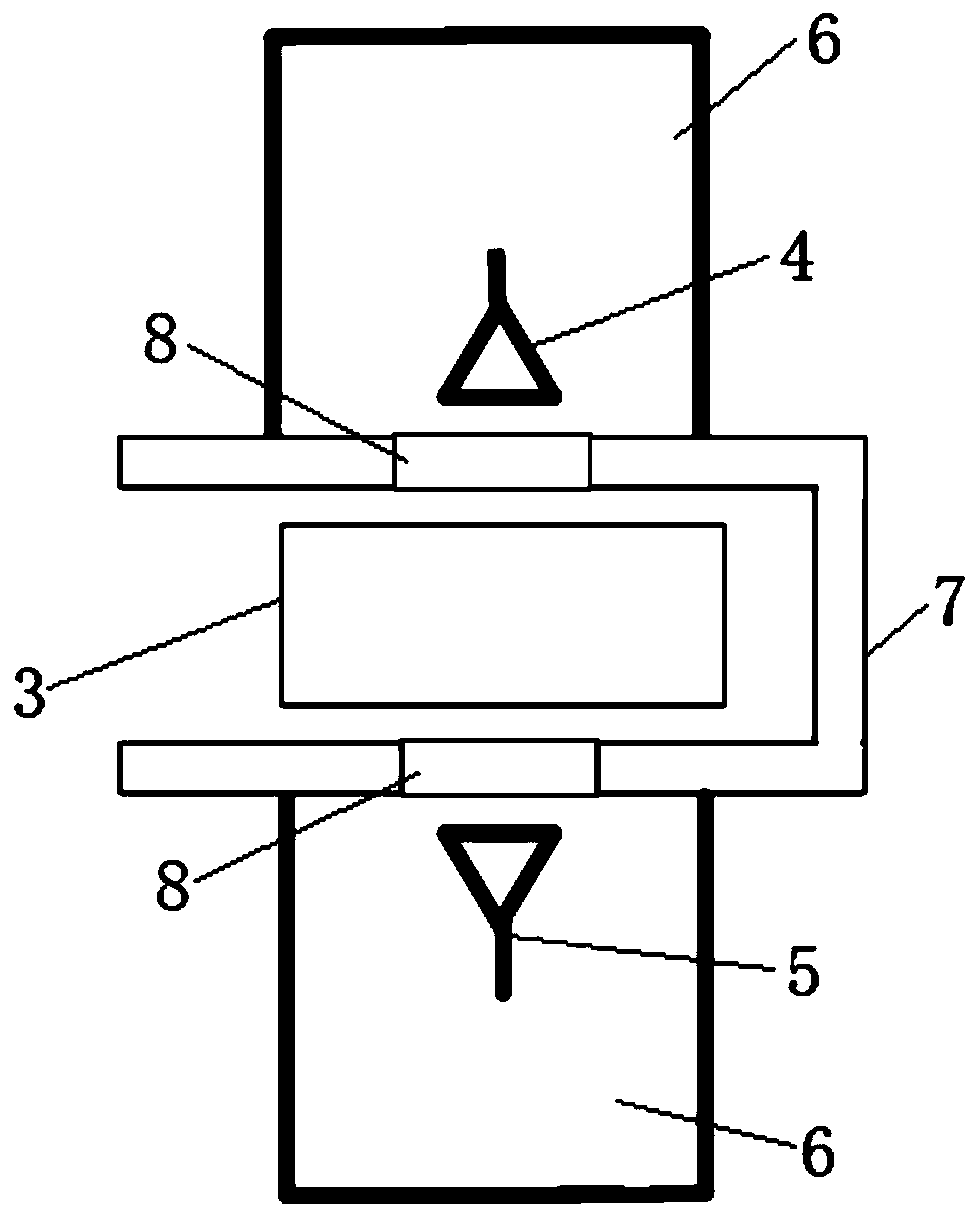 Simulation method and simulation system for antenna-shock tube-antenna plasma electromagnetic characteristics