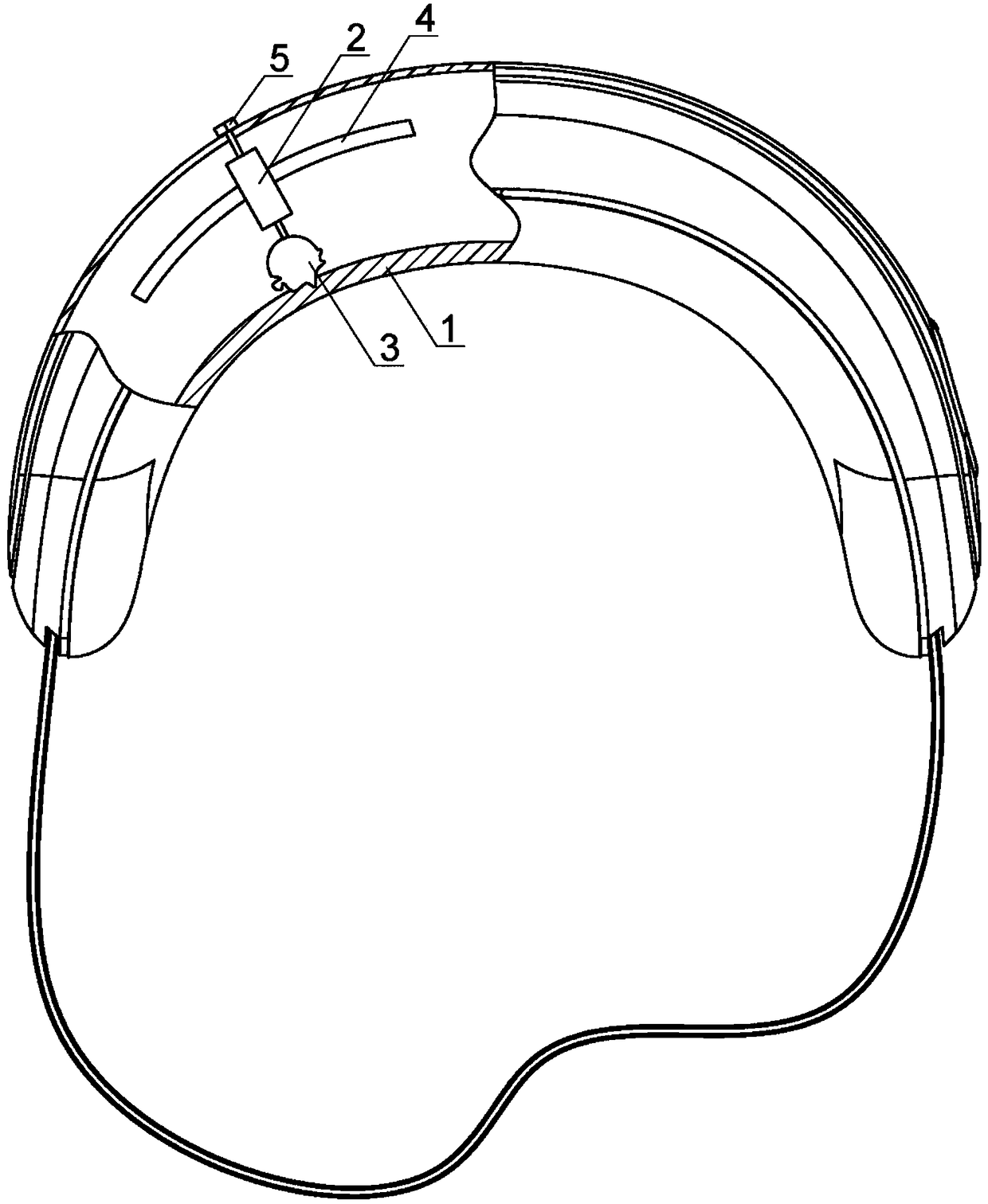 Eye massage device for massaging four white points