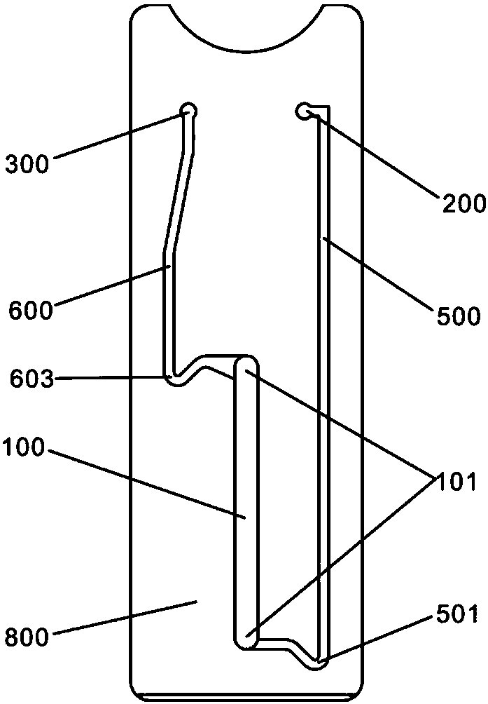 A differential temperature reaction chip and a temperature-controlled metal bath