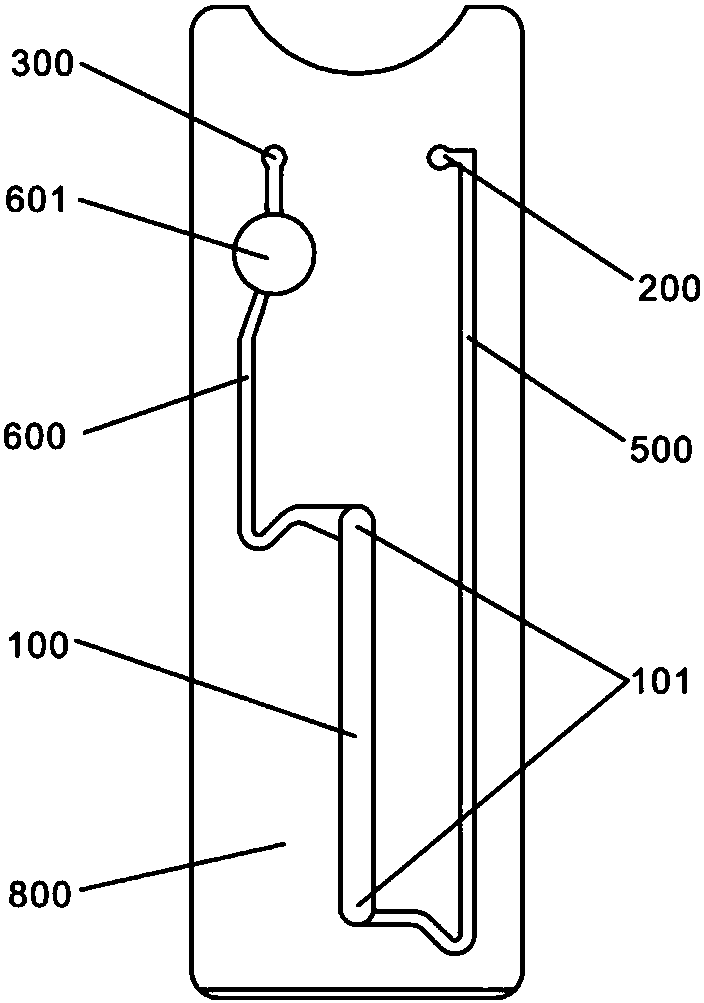 A differential temperature reaction chip and a temperature-controlled metal bath