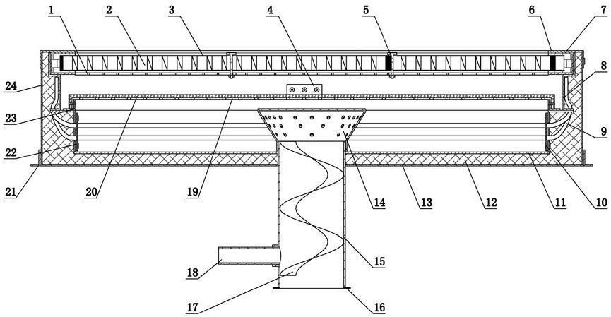 Environmentally-friendly compound gas-burning three-dimensional porous infrared radiation device