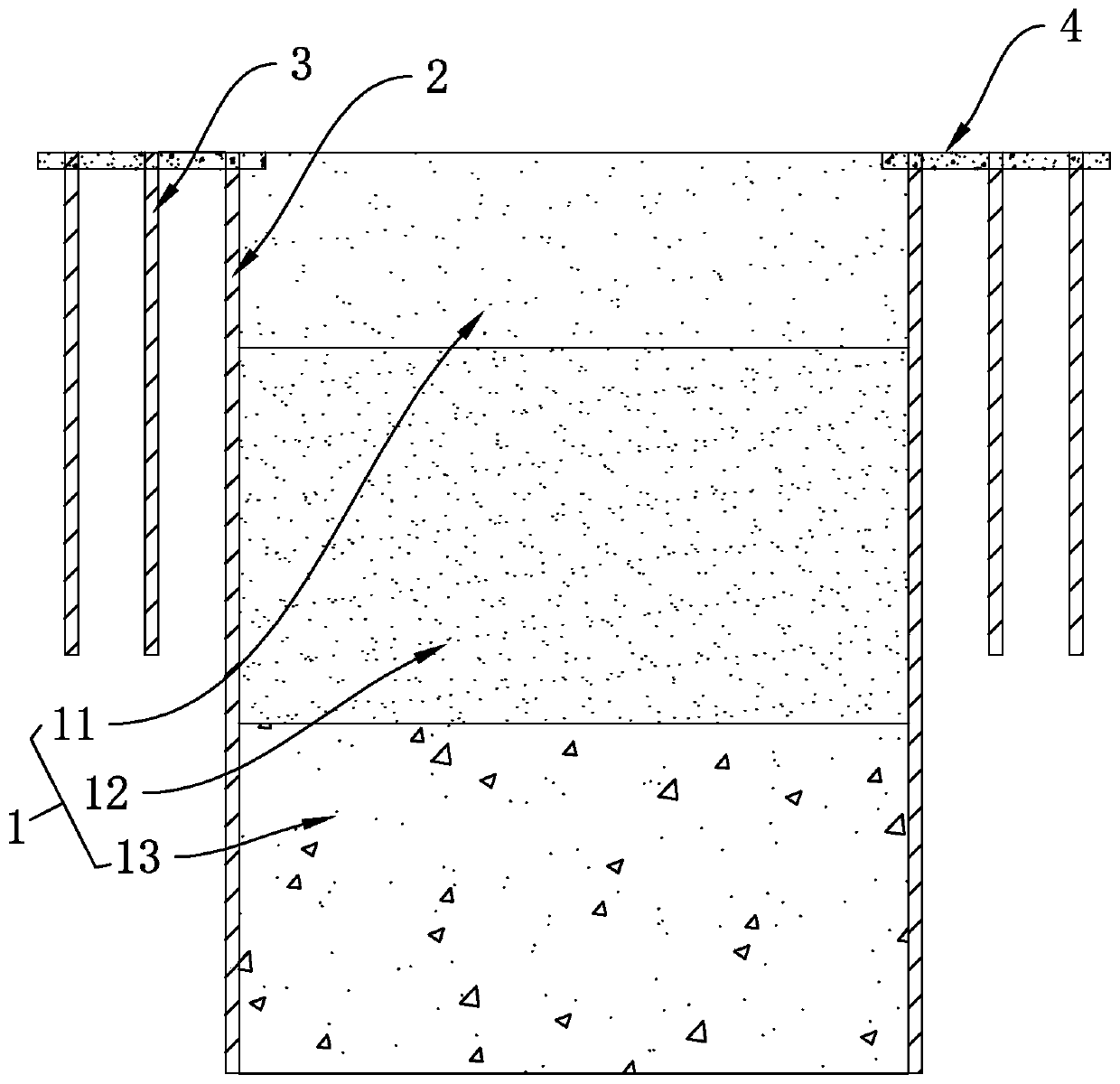 Construction method for ultra-deep foundation pit non-drainage earth excavation