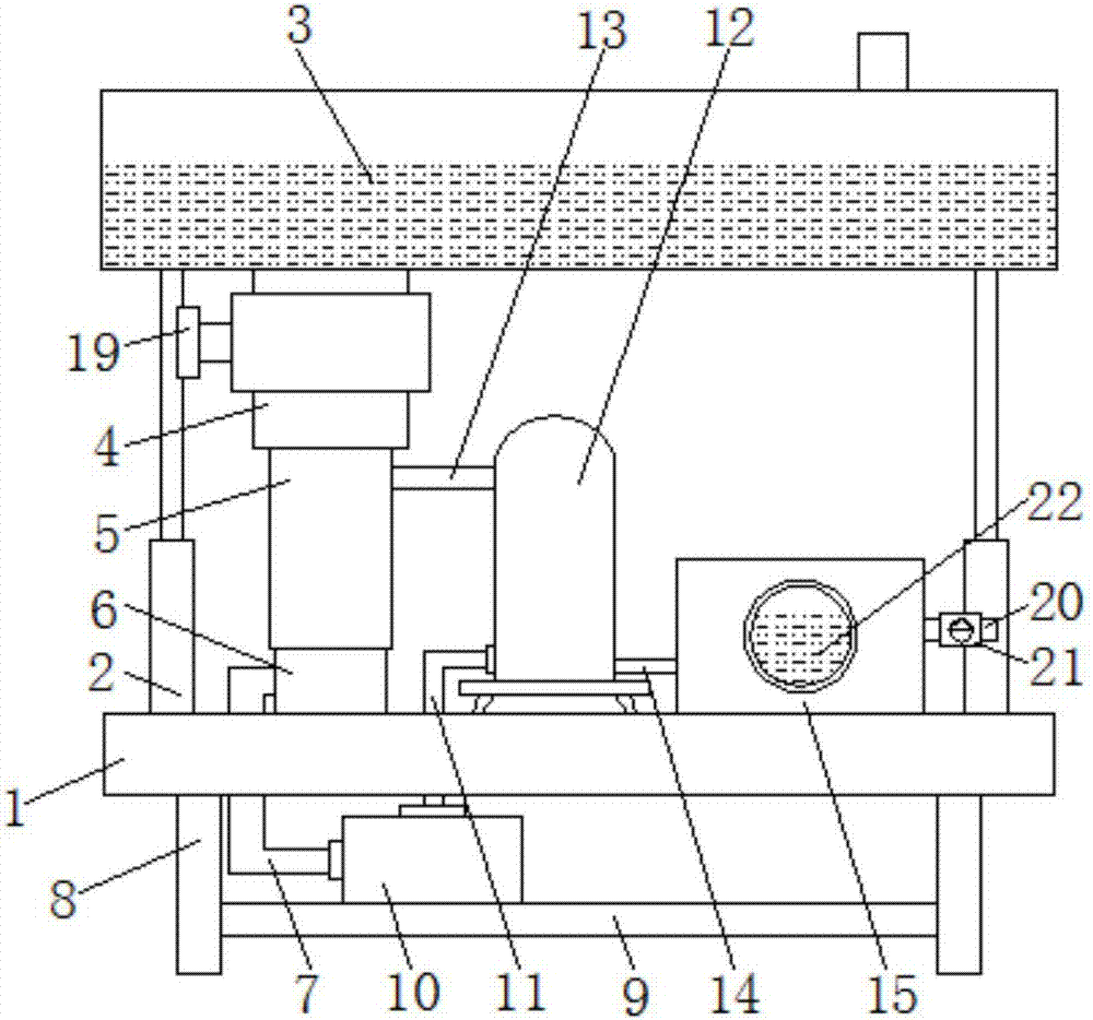 High-efficiency circulating domestic water purifier