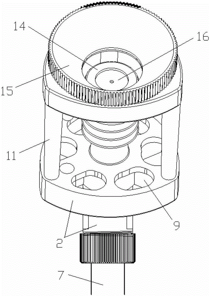 Hydraulic type high-pressure water electrostatic spraying nozzle