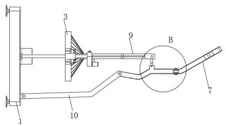 A multi-angle adjustable electric pressure cooker handle