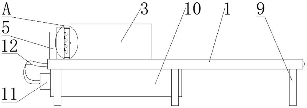 Sweet potato cutting device for sweet potato powder production