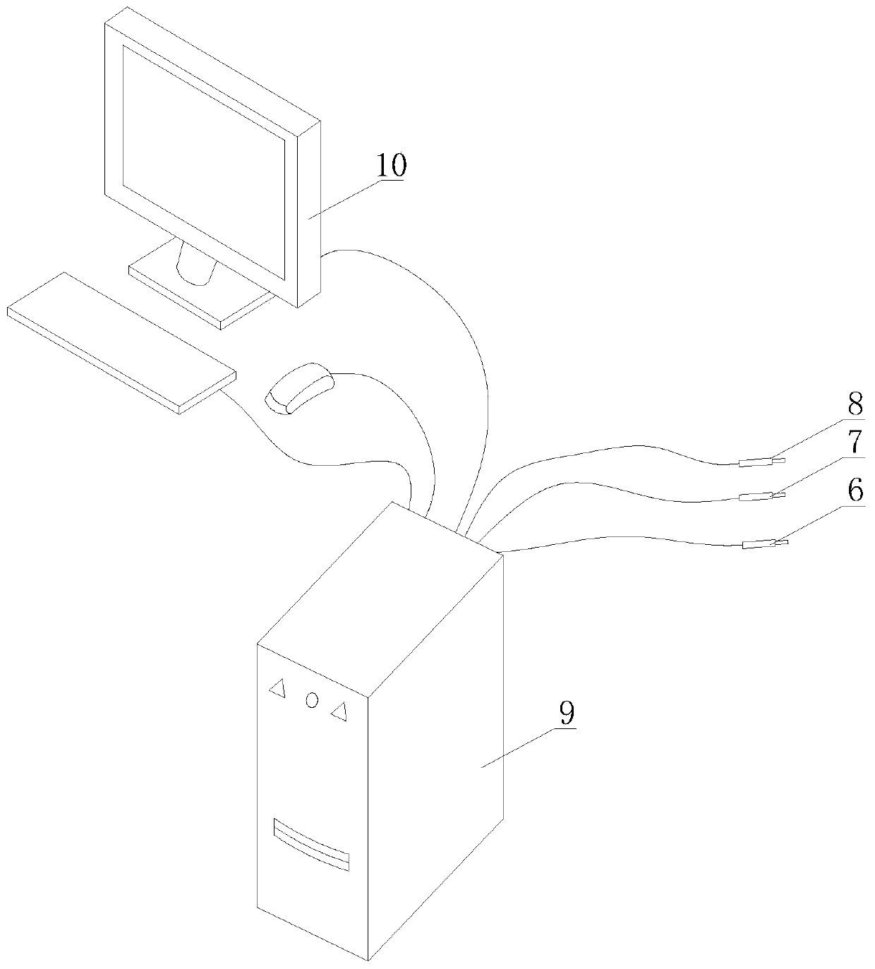 Cervical motor nerve root conduction time measuring device and method