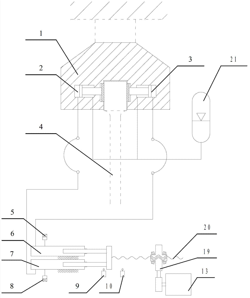 Electro-hydraulic flat-pushing clamping device