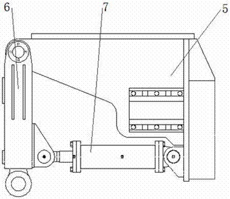 Clamp rack assembly of trackless forging manipulator