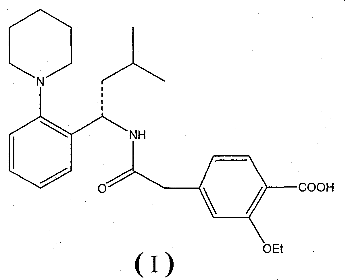 Method for preparing repaglinide