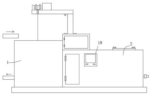 An intelligent collection device for scrap metal in sewage