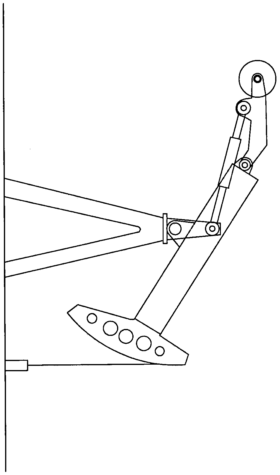 Fishtailing type balance efficient and energy-saving pumping unit changing parameters automatically