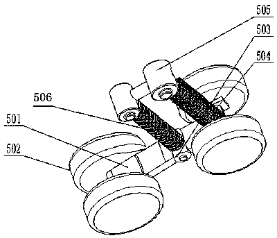 Aircraft landing gear utilizing spring buckle