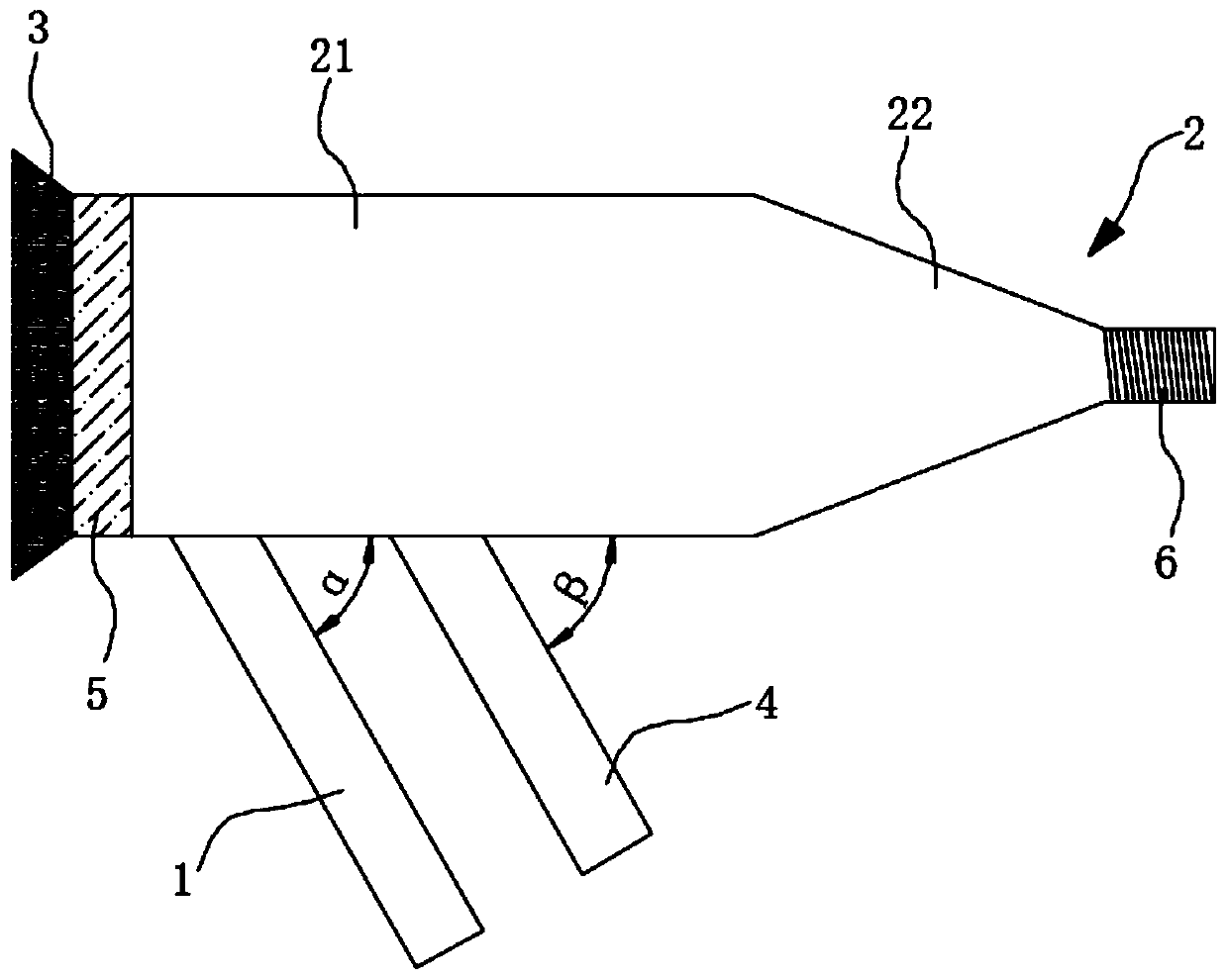 Sand blasting device