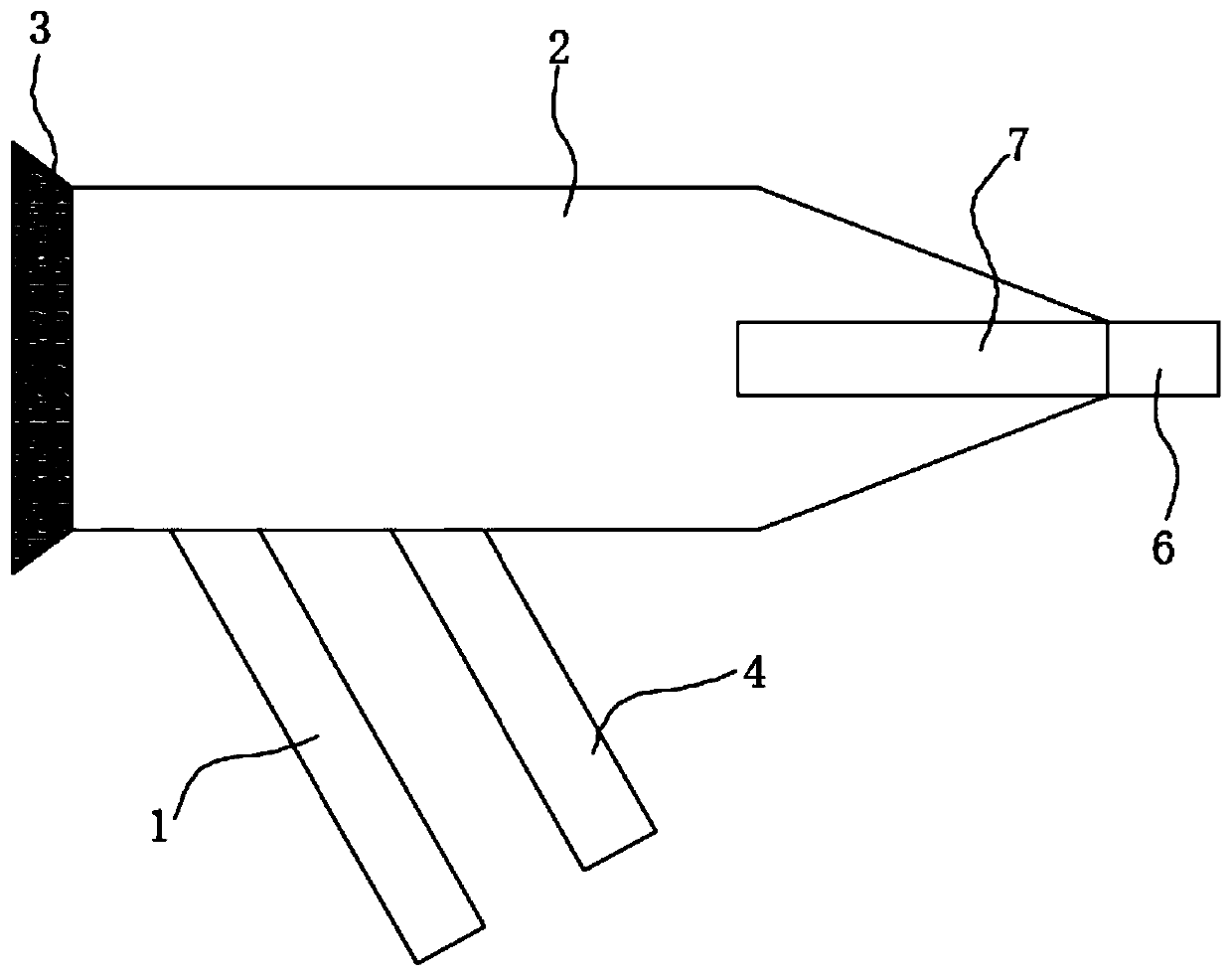 Sand blasting device