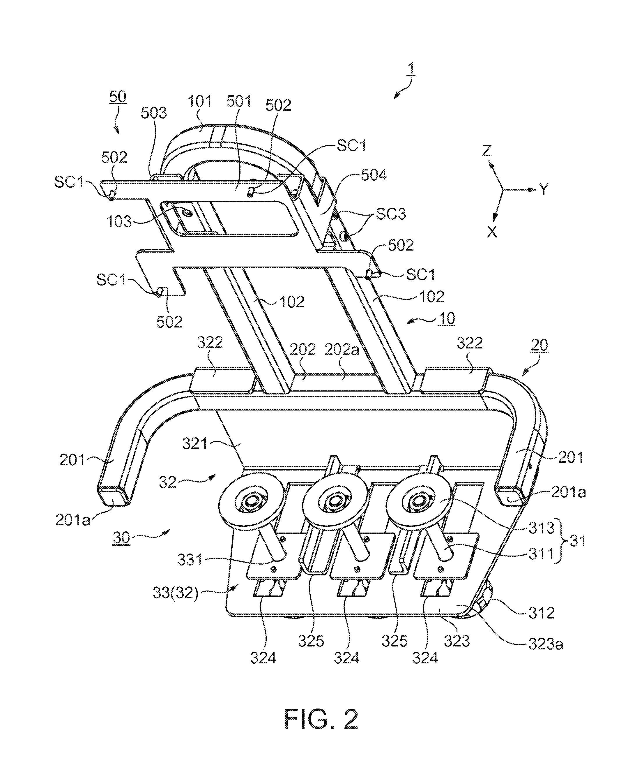 Table installing device