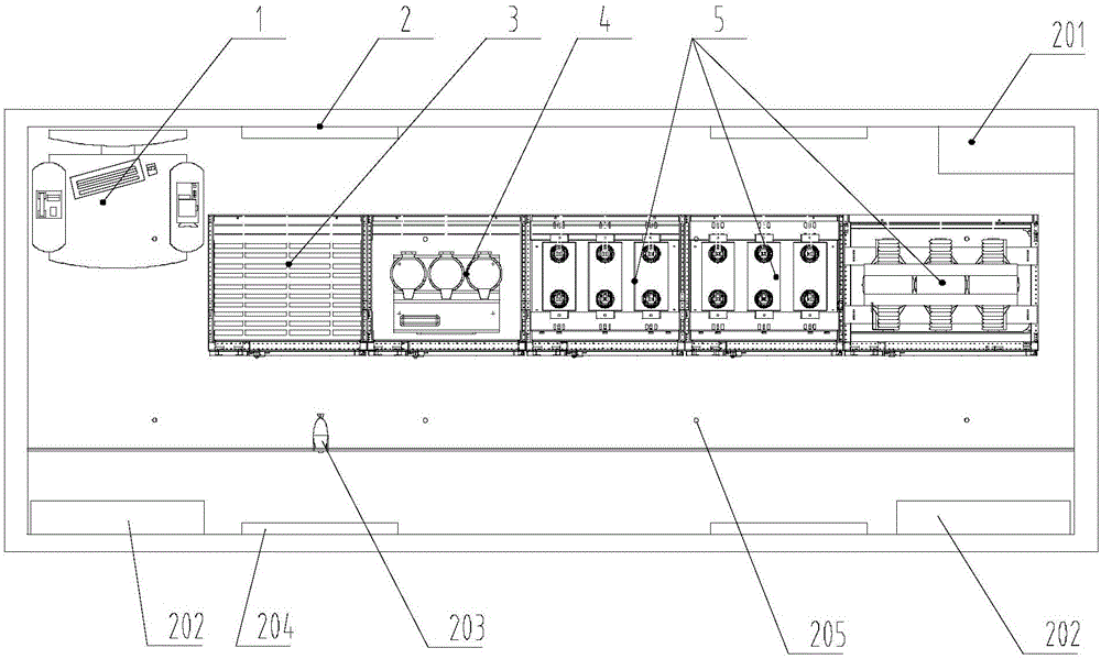 Prefabricated warehouse-type high-voltage reactive power compensation device and reactive power compensation method