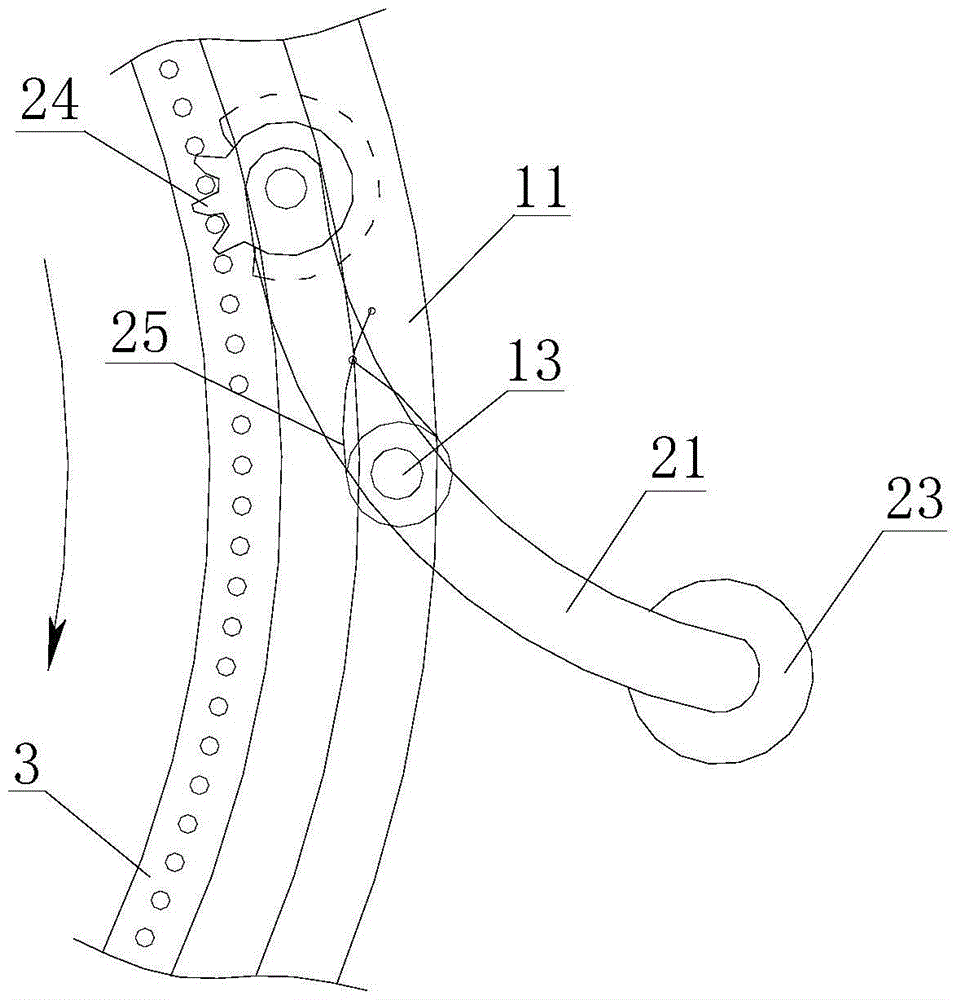 Insecticidal lamp wind insect removal device