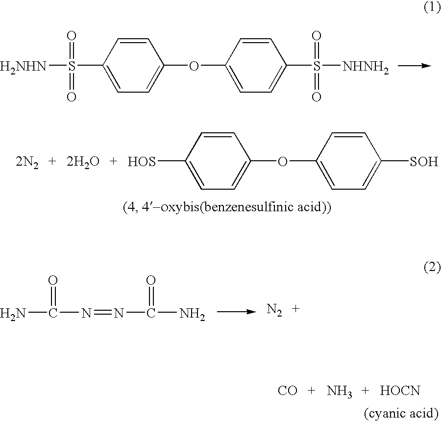 Expandable composition for filling use, expandable member for filling use and expanded article for filling use