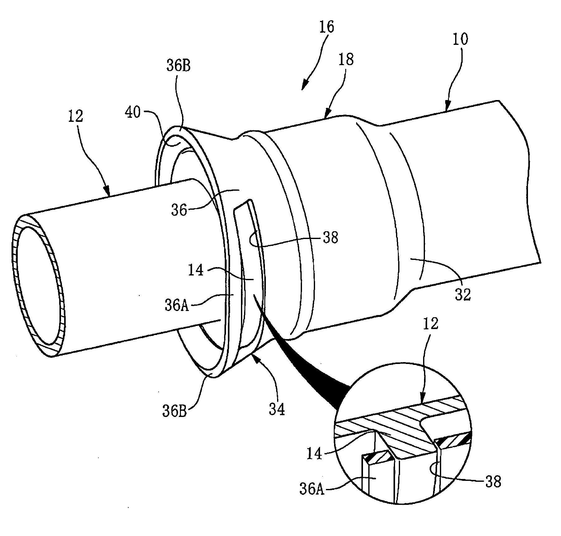 Tube for transporting fluid