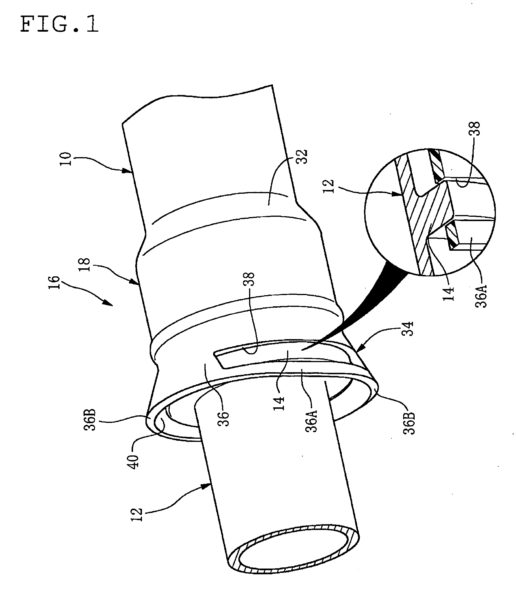 Tube for transporting fluid